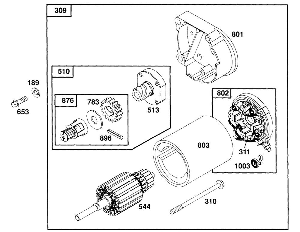 Oil Fill, Controls Diagram and Parts List for 404437-1209-XX  Briggs and Stratton Engine